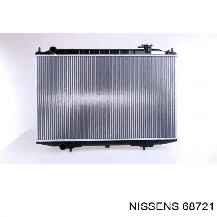 Радіатор охолодження двигуна 68721 Nissens