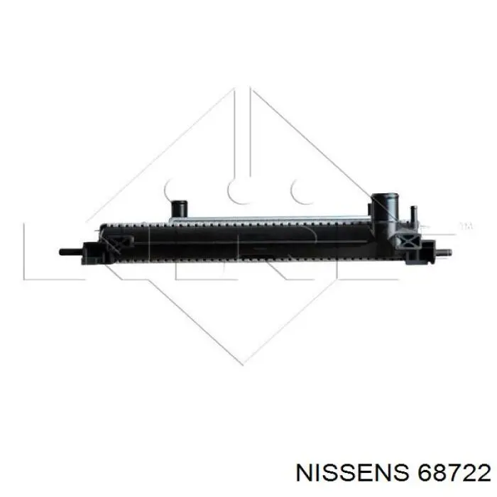 68722 Nissens Радиатор основной