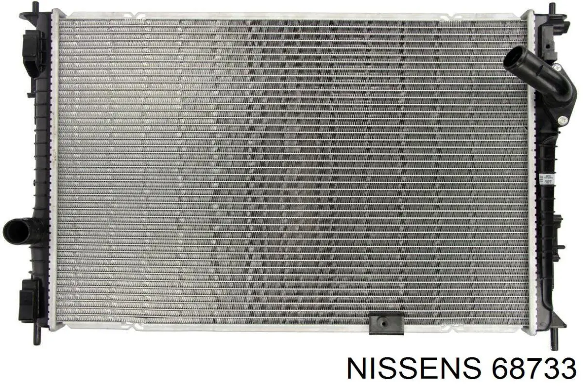 68733 Nissens radiador de esfriamento de motor