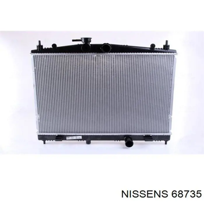 68735 Nissens radiador de esfriamento de motor