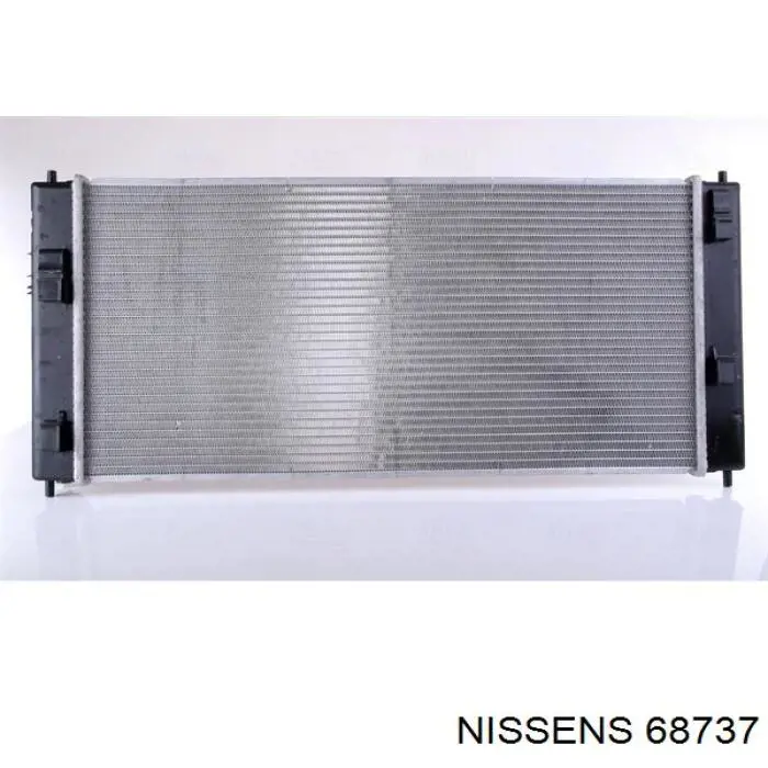 Radiador refrigeración del motor 68737 Nissens