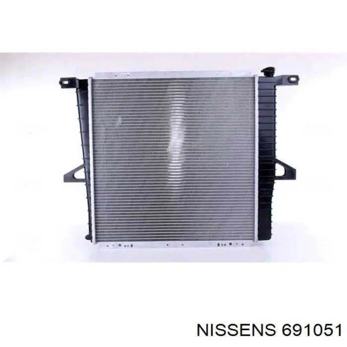 Radiador refrigeración del motor 691051 Nissens