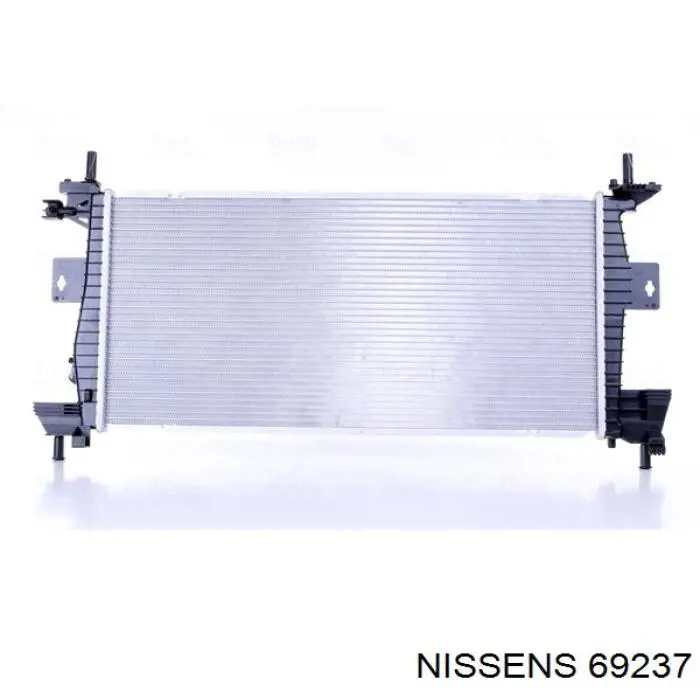 Radiador refrigeración del motor 69237 Nissens