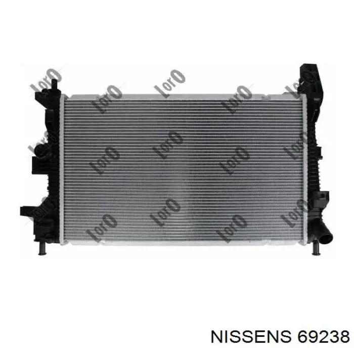 Купить 69238 Nissens Радиатор водяной