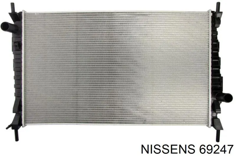 69247 Nissens radiador de esfriamento de motor