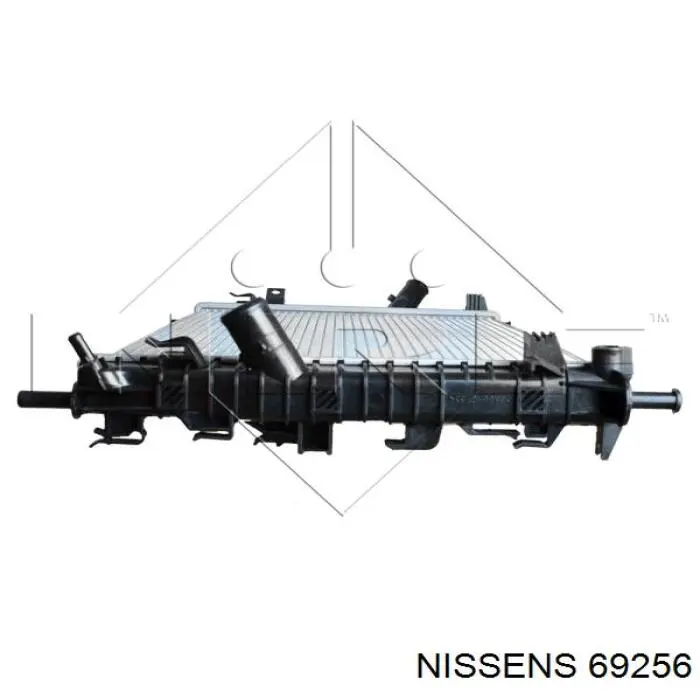 Radiador refrigeración del motor 69256 Nissens