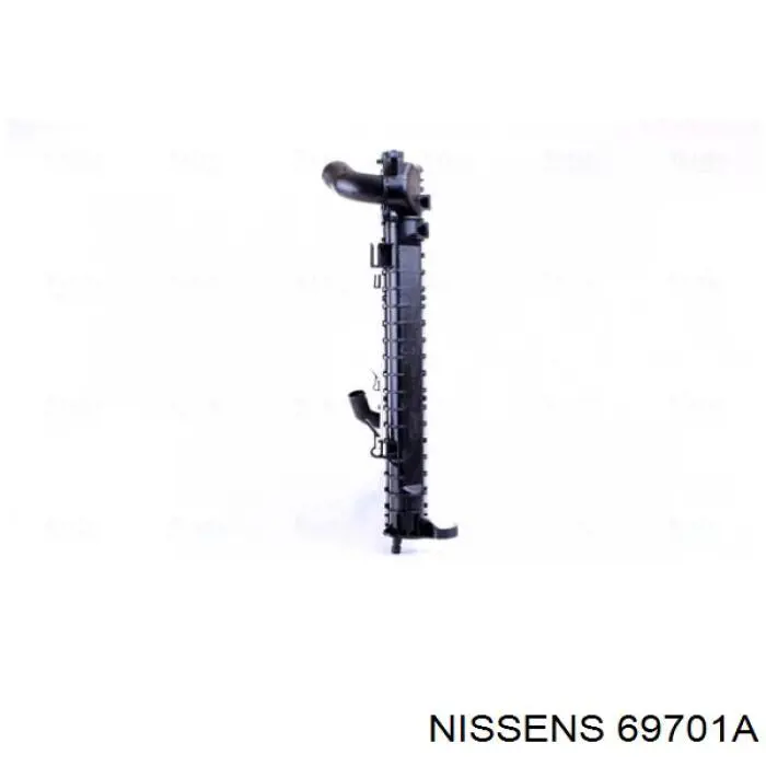 Radiador refrigeración del motor 69701A Nissens