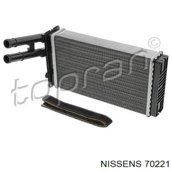 Radiador de calefacción 70221 Nissens