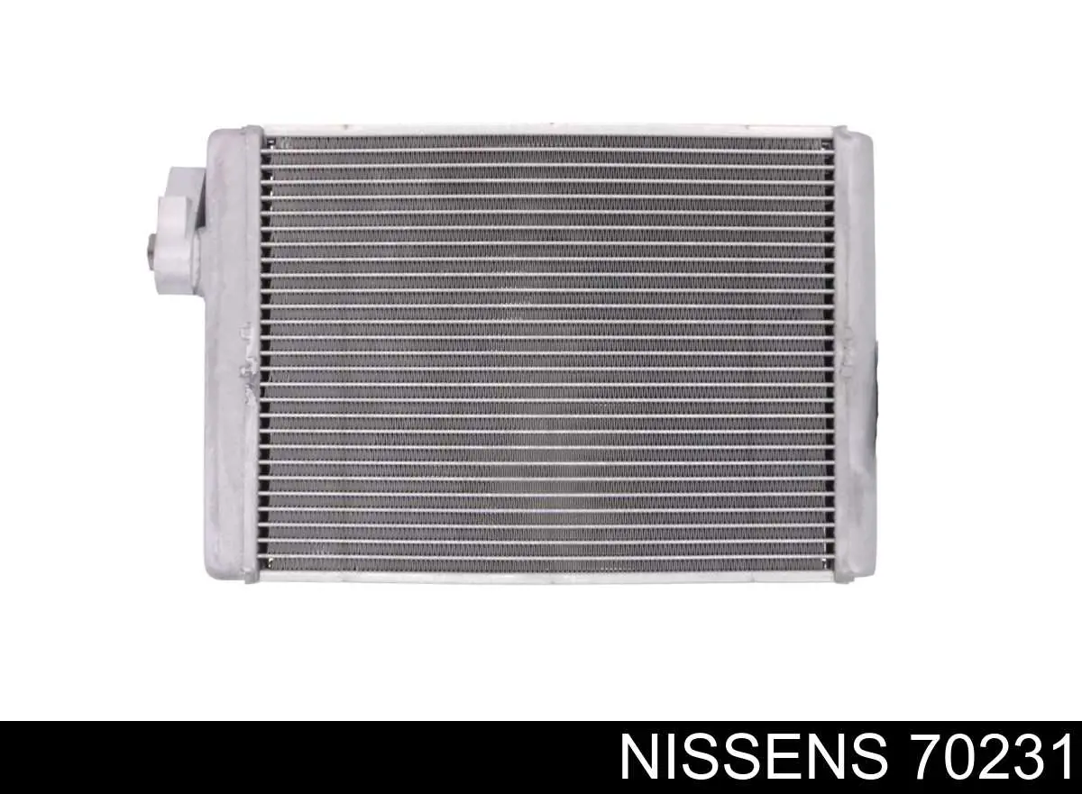 70231 Nissens radiador de forno (de aquecedor)