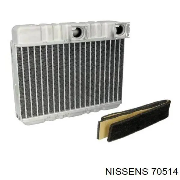 Купить 70514 Nissens Радиатор печки