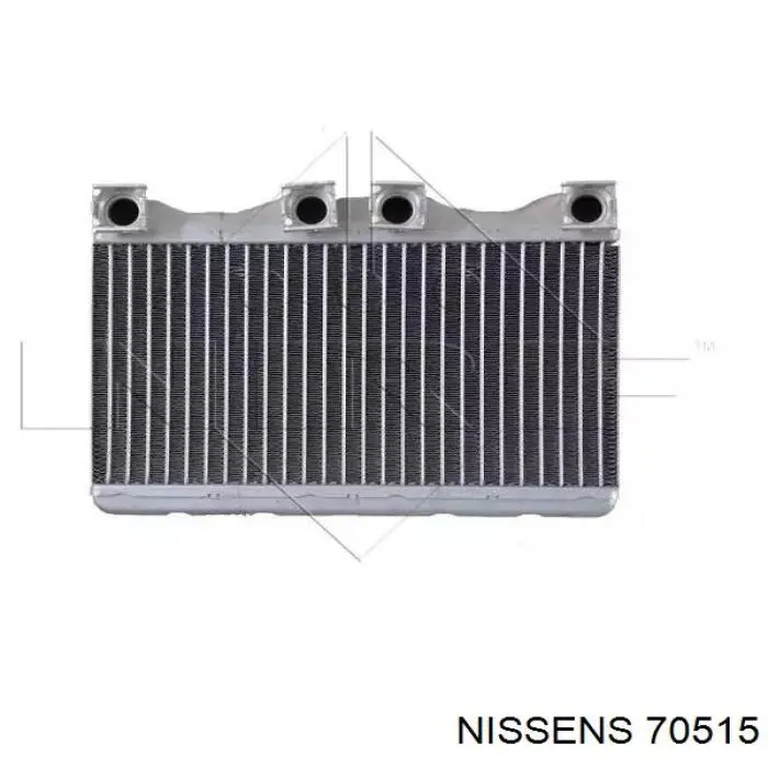 Radiador de calefacción 70515 Nissens