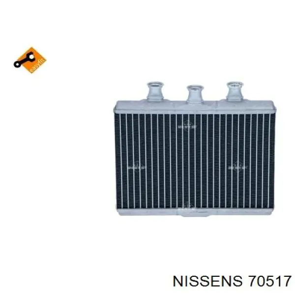70517 Nissens радиатор печки
