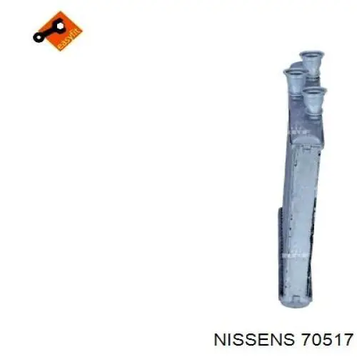 Radiador de calefacción 70517 Nissens
