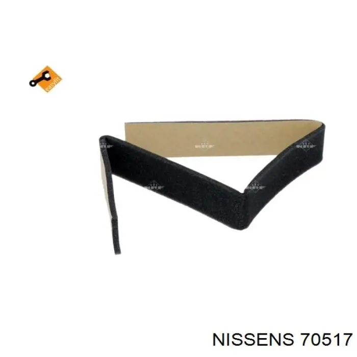 Радиатор печки (отопителя) Nissens 70517 цена, от 48.93 USD