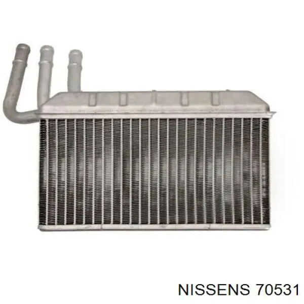 Радиатор печки (отопителя) Nissens 70531 цена, от 87.28 USD