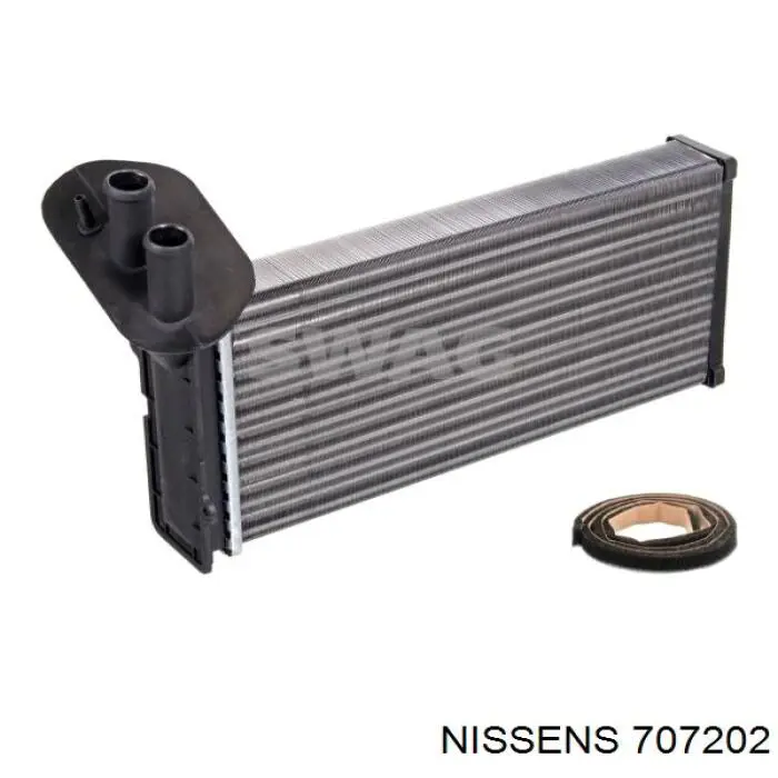 Radiador de forno (de aquecedor) para Nissan Qashqai (J11)