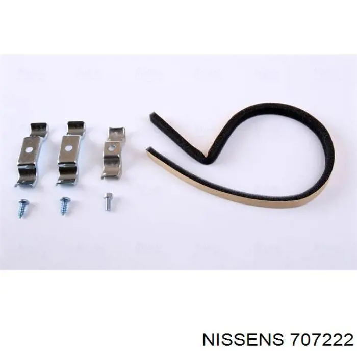 Радиатор печки (отопителя) задний 707222 Nissens