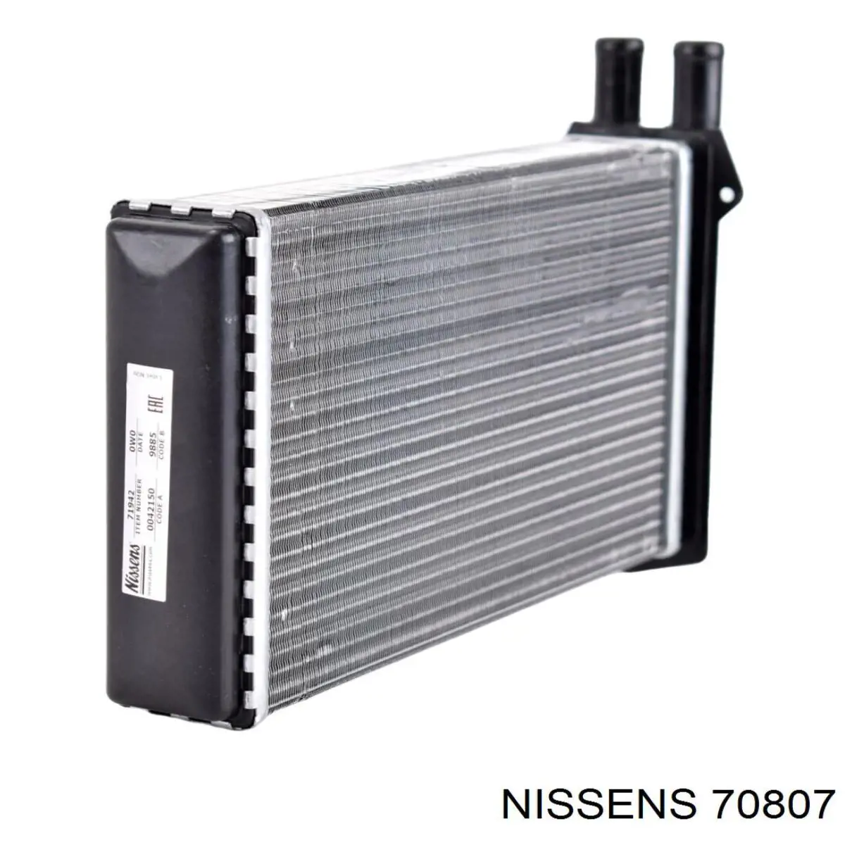 Радиатор печки 70807 Nissens