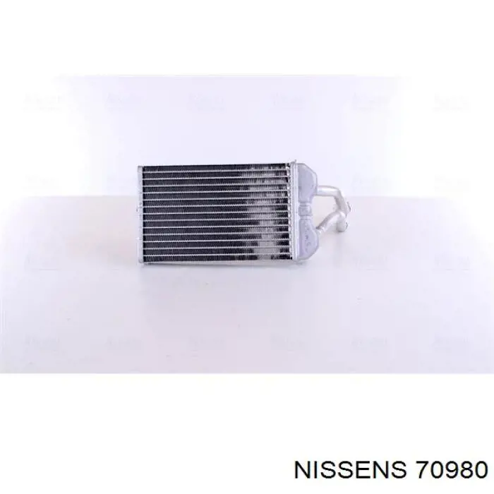 Radiador de calefacción 70980 Nissens