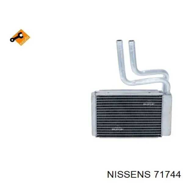 Радиатор печки (отопителя) Nissens 71744 цена, от 60.05 USD