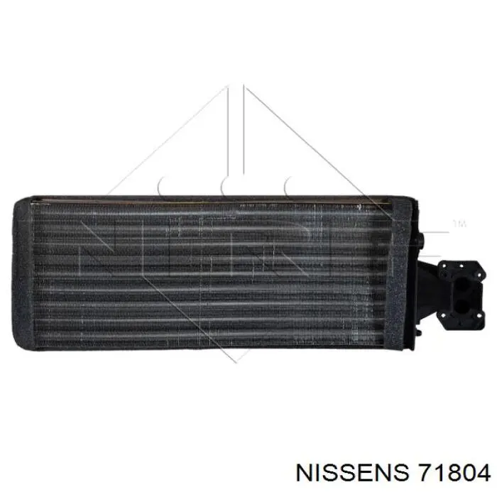 Radiador de calefacción 71804 Nissens
