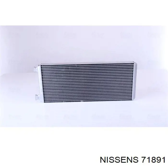 71891 Nissens radiador de forno (de aquecedor)