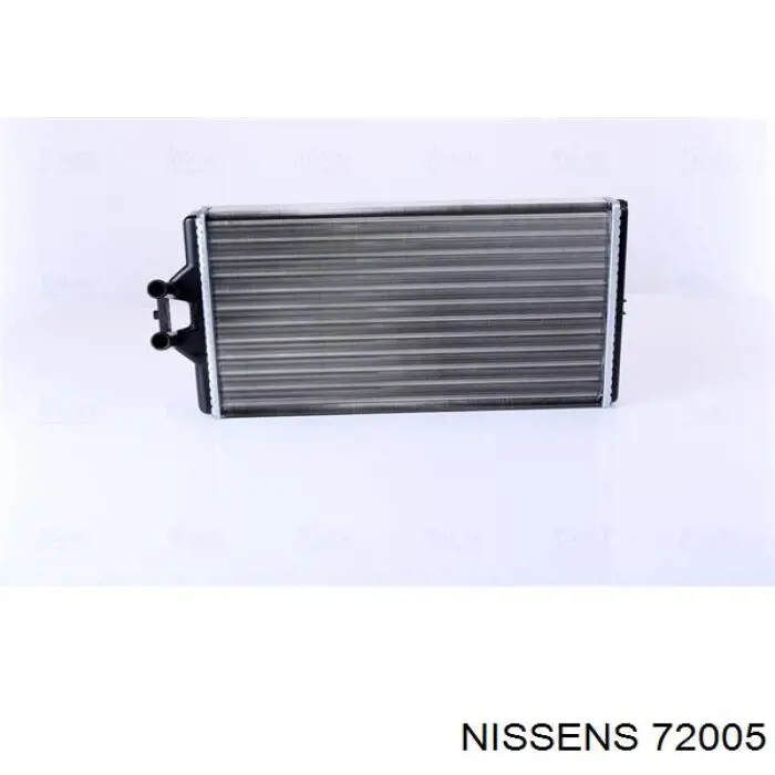 Radiador de calefacción 72005 Nissens