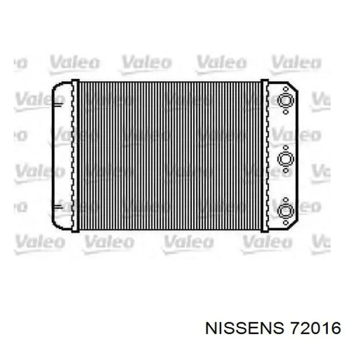 Радиатор печки 72016 Nissens