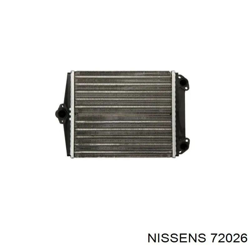 Радиатор печки 72026 Nissens