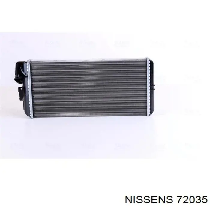 Radiador de calefacción 72035 Nissens