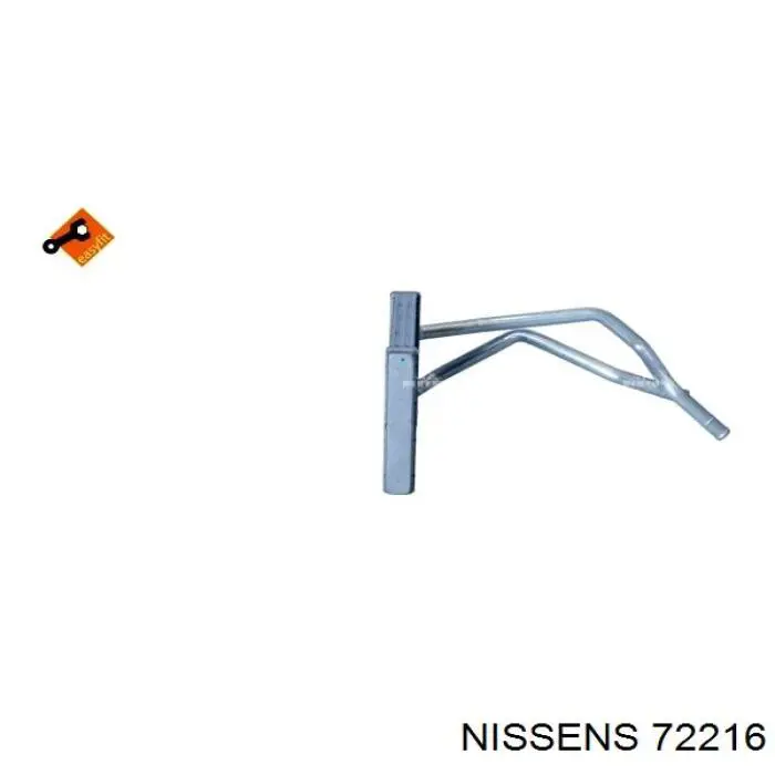 Радиатор печки (отопителя) Nissens 72216 цена, от 87.88 USD