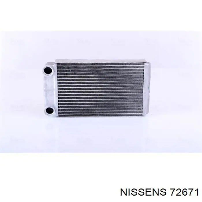 Radiador de calefacción 72671 Nissens