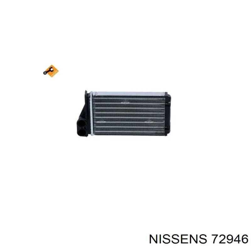 Радиатор печки 72946 Nissens