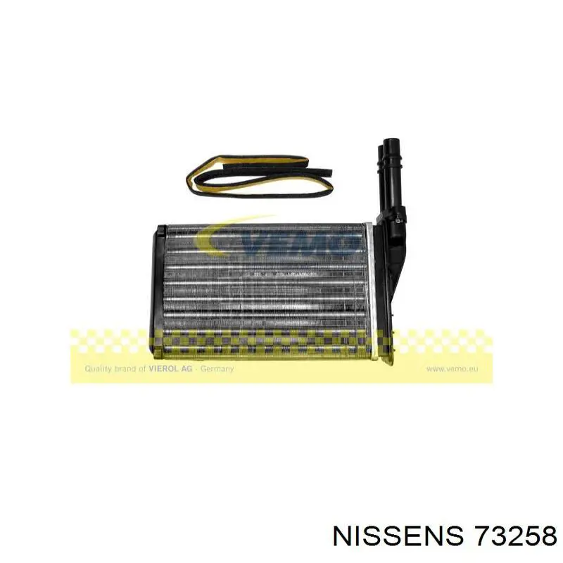 Купить 73258 Nissens Радиатор печки