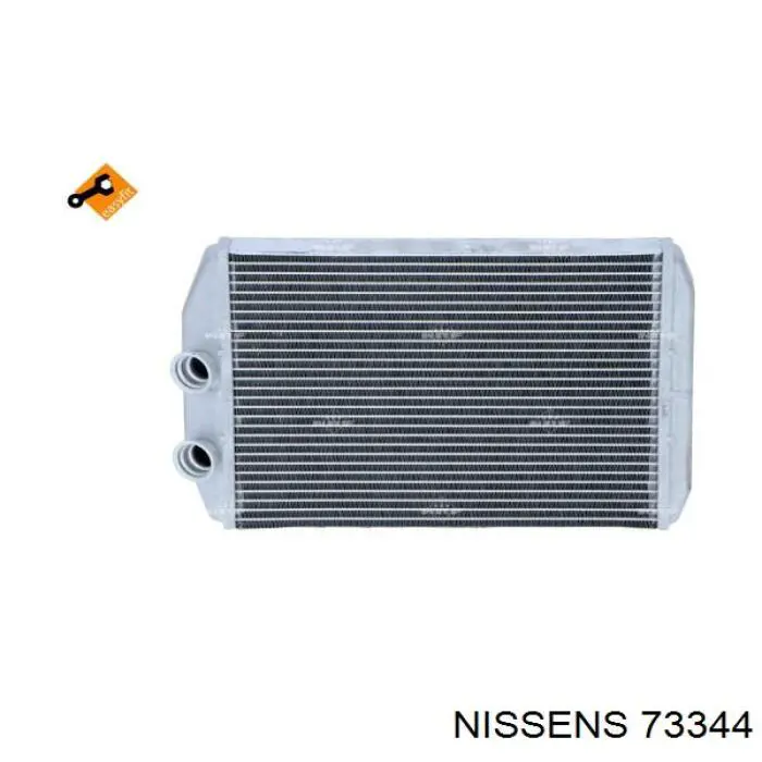 73344 Nissens radiador de forno (de aquecedor)