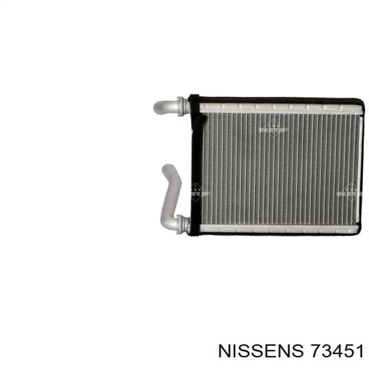 Радиатор печки (отопителя) Nissens 73451 цена, от 962.84 USD