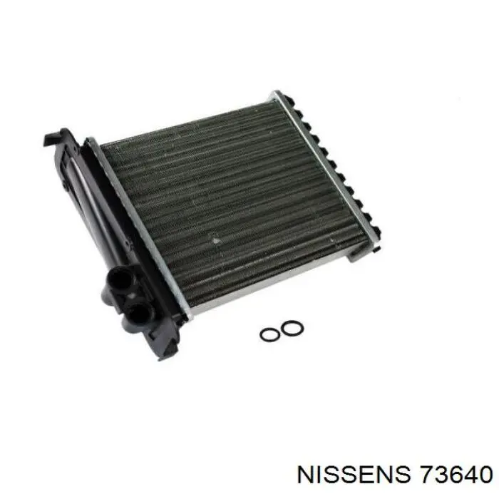 Радиатор печки (отопителя) Nissens 73640 цена, от 43.59 USD