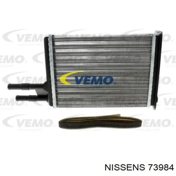 Радиатор печки (отопителя) Nissens 73984 цена, от 25.65 USD