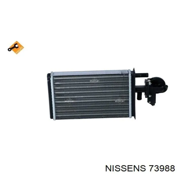 Radiador de calefacción 73988 Nissens