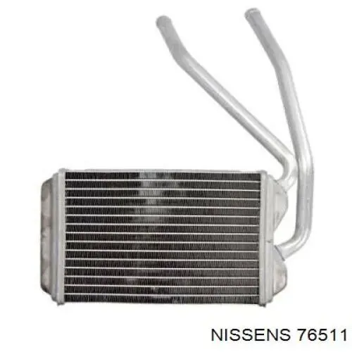 Radiador de calefacción 76511 Nissens