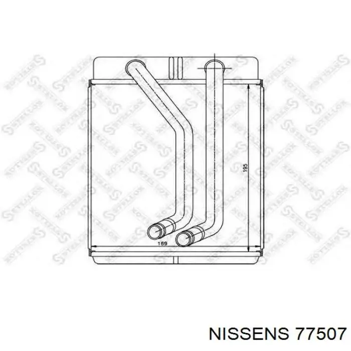 Радиатор печки (отопителя) NRF 54397 цена, от 65.37 USD