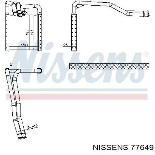 Радиатор печки (отопителя) Magneti Marelli 350218508000 цена, от 52.88 USD