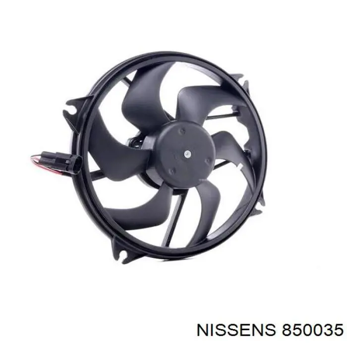 Ventilador (rodete +motor) refrigeración del motor con electromotor completo 850035 Nissens