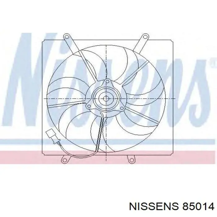 Мотор вентилятора системы охлаждения Nissens 85014 цена, от 107.60 USD