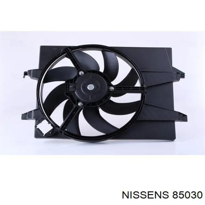 85030 Nissens диффузор радиатора охлаждения, в сборе с мотором и крыльчаткой