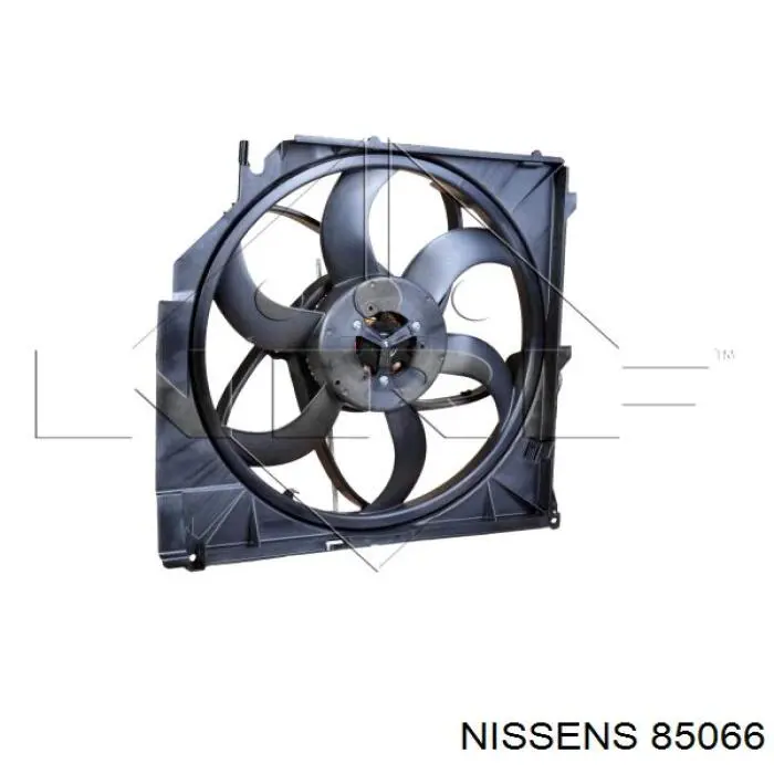 85066 Nissens диффузор радиатора охлаждения, в сборе с мотором и крыльчаткой