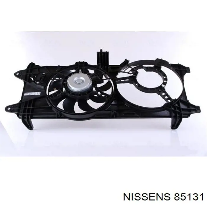 85131 Nissens диффузор радиатора охлаждения, в сборе с мотором и крыльчаткой