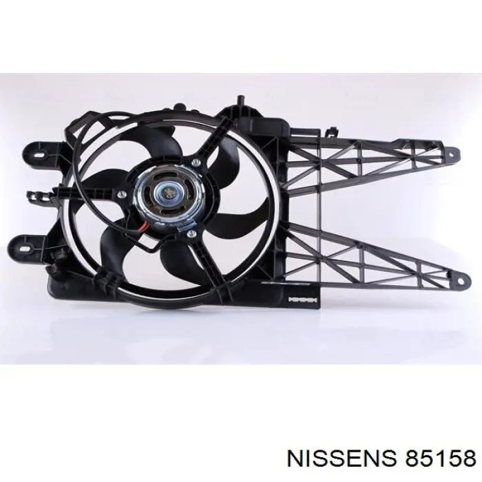 85158 Nissens диффузор радиатора охлаждения, в сборе с мотором и крыльчаткой