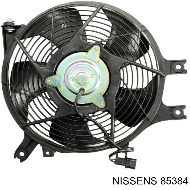 Difusor de radiador, aire acondicionado, completo con motor y rodete 85384 Nissens