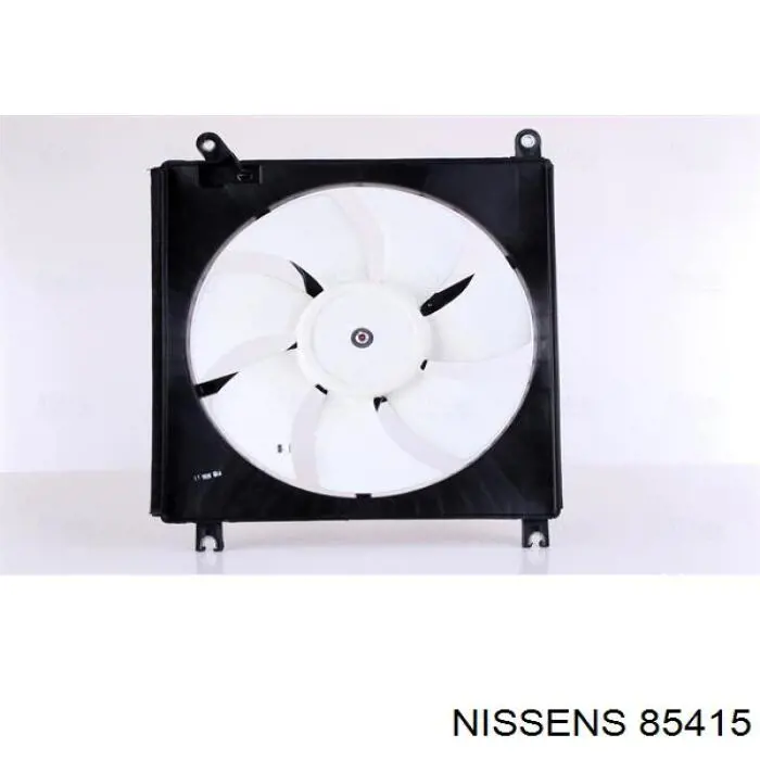 Difusor de radiador, aire acondicionado, completo con motor y rodete 85415 Nissens